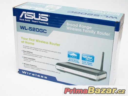 PRODÁM MODEM-ROUTR WL-520 GC – fotografie 1