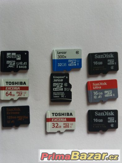 Toshiba 64 gb ,32,  Sandisk 128 gb – fotografie 1