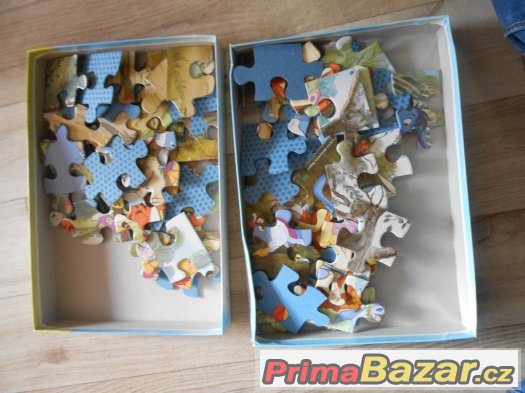 puzzle 2x24 dílků Medvídek Pů Ravensburger – fotografie 2