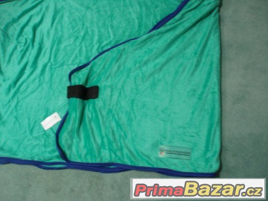 Prodám deka fleece nová 125cm sv.zelená – fotografie 2
