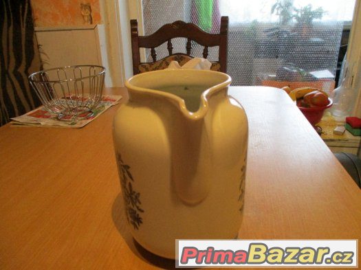 STARÁ PORCELÁNOVÁ KONVICE-značena-kobalt – fotografie 3