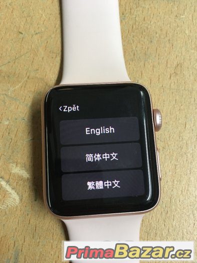 Apple Watch series 2, rose gold, 42mm, 3 měsíce záruka – fotografie 2