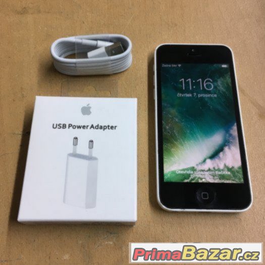 Apple iPhone 5C 8GB bílý, 3 měsíce záruka – fotografie 1