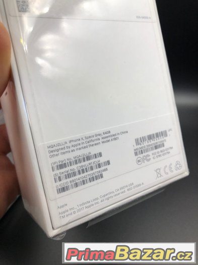 iPhone X 64GB nové kusy cz distribuce - zabalené – fotografie 4