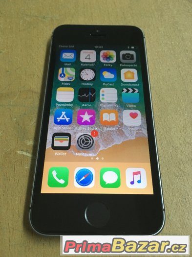 Apple iPhone SE 16GB space grey, pěkný stav, 3 měsíce záruka – fotografie 3
