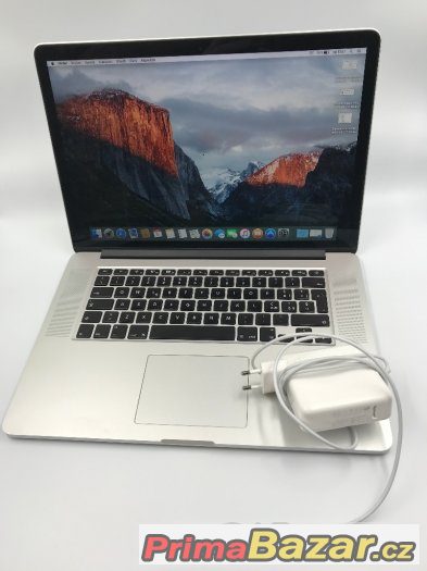 Macbook PRO 15" 2015 - 256GB, 16GB, i7 +Apple care pojištění – fotografie 1