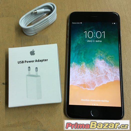 iPhone 6S Plus 128GB černý, pěkný stav, 3 měsíce záruka - TO – fotografie 1
