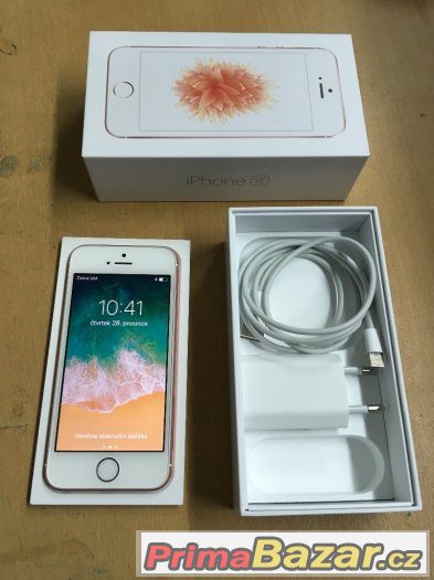Apple iPhone SE 16GB rose gold, jako nový, 3 měsíce záruka – fotografie 1