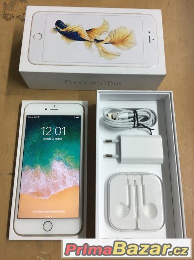 iPhone 6S Plus 128GB gold, TOP stav, 3 měsíce záruka – fotografie 1