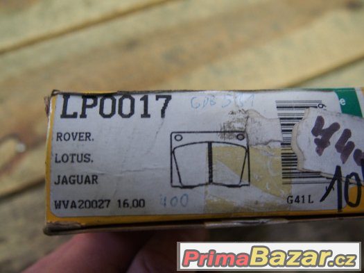 Sada brzdových destiček Lotus/Jaguar – fotografie 2