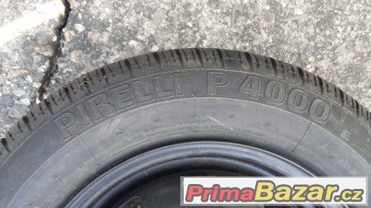 Plech. kolo 5,5Jx14, 5x100, díra 54, PIRELLI P4000 Toyota – fotografie 3