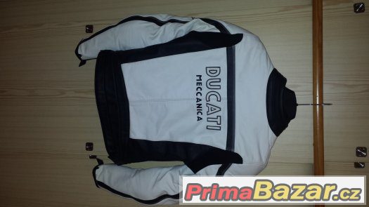 Kožená moto bunda dámská Ducati Dainese vel. 44 téměř nová – fotografie 2