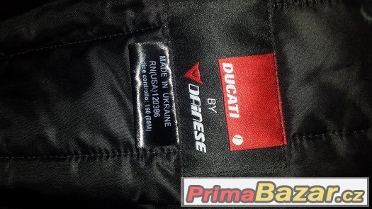 Kožená moto bunda dámská Ducati Dainese vel. 44 téměř nová – fotografie 3