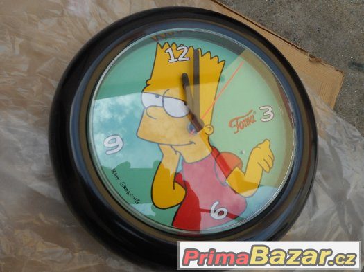 Prodám hodiny Toma - Barth Simpson – fotografie 3
