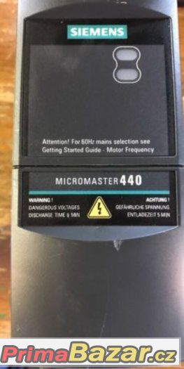 frekvenční měnič siemens micromaster 440 – fotografie 1