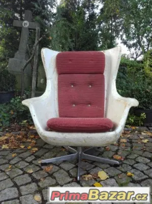 Retro křeslo "ušák" alla / arne jacobsen/
