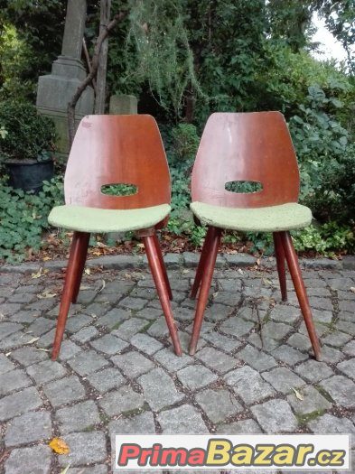 Retro židle / 60. léta / lízátka / brusel 58 – fotografie 1