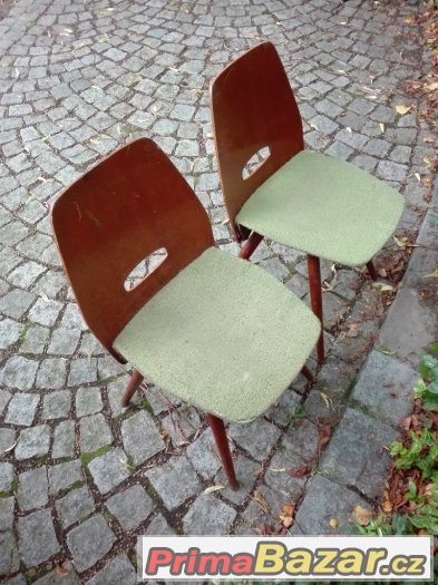 Retro židle / 60. léta / lízátka / brusel 58 – fotografie 5