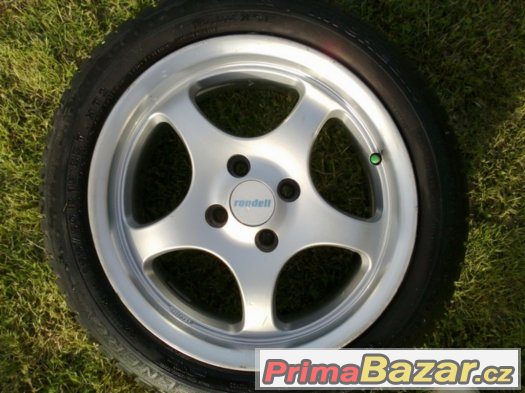 4 kola Borbet 7Jx15 H 2,litá,Germany..+ 195/50R15 82T Michel – fotografie 3