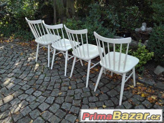 Retro židle / 60. léta / Ton / 3 + 1 ks – fotografie 5