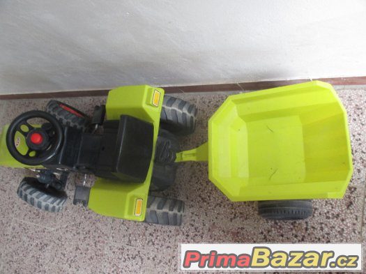 Prodám šlapací traktor+vlek . dárek – fotografie 3