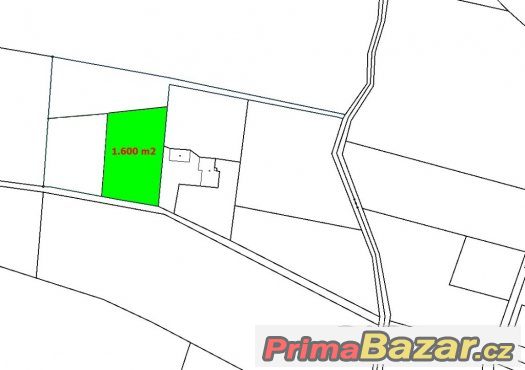 Prodej Stavební pozemek, 1.600 m2, Pazderna – fotografie 1