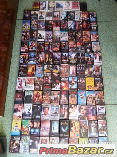 VHS videokazety 187 kusů – fotografie 1