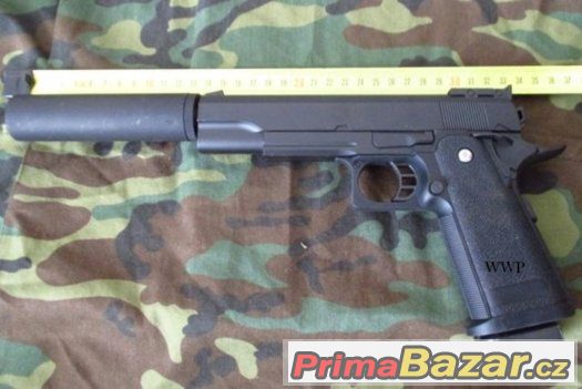 Airsoft zbraň D-5 BERETTA kovová - Manuální – fotografie 4
