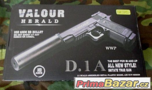 Airsoft zbraň D-1-A BERETTA kovová - Manuální – fotografie 5