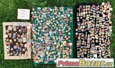 Prodám sbírku cca 1000 ks firemních odznaků