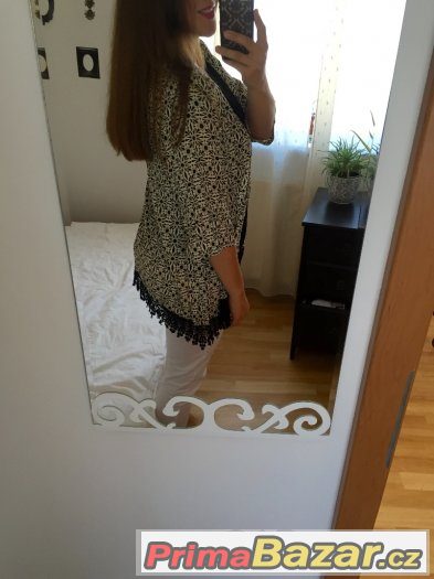 lehky cardigan novy cerny – fotografie 2