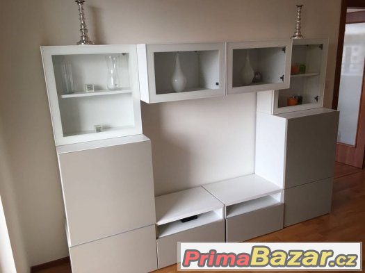 Televizní stěna - bílá – fotografie 1