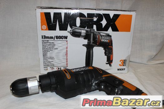 Příklepová vrtačka Worx WX317, 600 W – fotografie 1