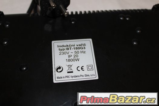 indukční vařič BT180G3 – fotografie 3