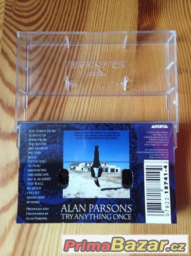 Alan Parsons - Try Anything Once (1993) - original MC kazeta – fotografie 2
