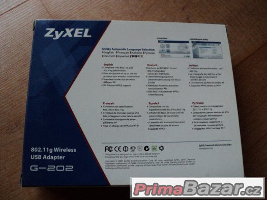 Zyxel G-202 USB WIFI karta – fotografie 2