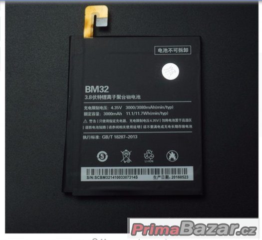 Xiaomi MI4 baterie BM32, 3000mAh Li-Io – fotografie 1