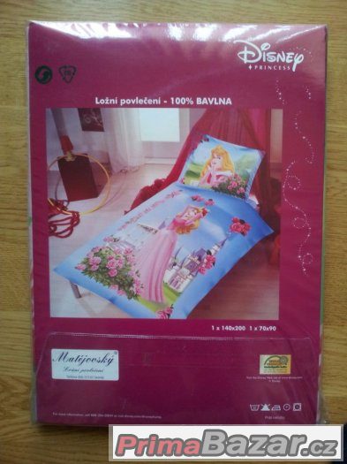 Prodám NOVÉ povlečení Princess světle modré – fotografie 3