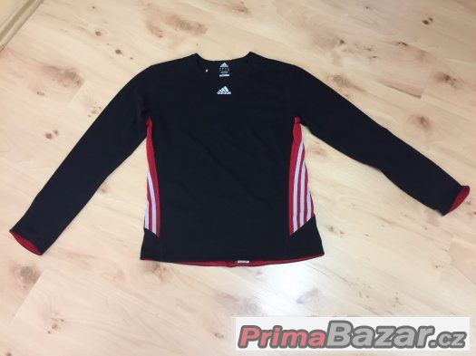 Adidas CLIMACOOL sportovni triko s dlouhym rukavem - cerne – fotografie 1