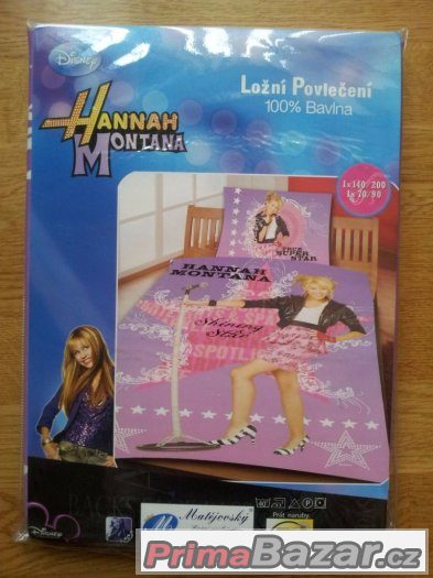 Prodám NOVÉ povlečení Hannah Montana - ruzove – fotografie 2