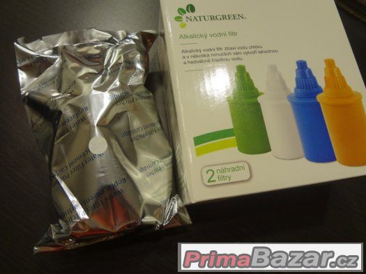 Alkalický vodní filtr Naturgreen bílá barva NOVÝ – fotografie 1