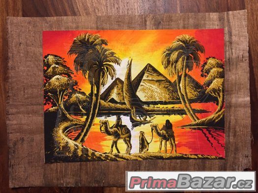 Prodam NOVY papyrus - original z Egypta 33x24 cm – fotografie 1