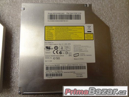 DVD RW SATA slim mechanika – fotografie 5