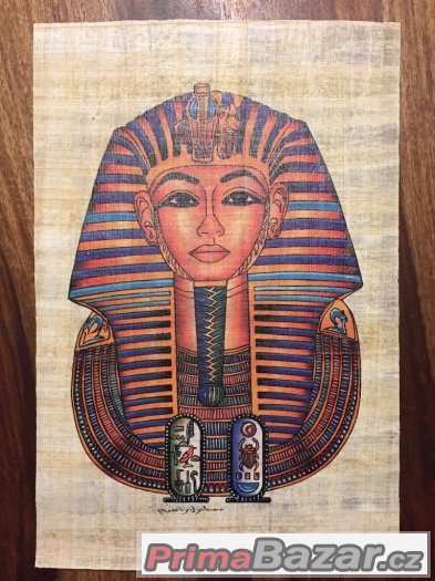 Prodam NOVY papyrus - original z Egypta - Sfinga 30x20 cm – fotografie 1