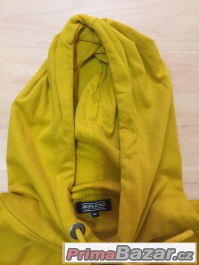 Prodam NOVOU mikinu Jack&Jones vel. XL - zluta – fotografie 4