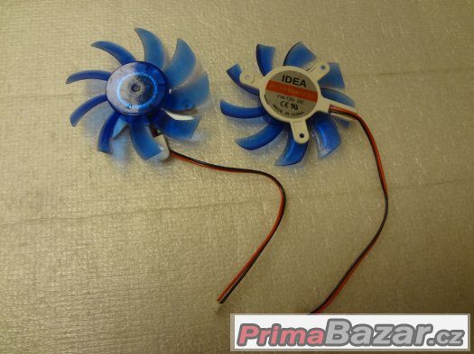ventilátor 75 mm 12V pro grafickou kartu – fotografie 1