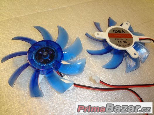 ventilátor 75 mm 12V pro grafickou kartu – fotografie 2