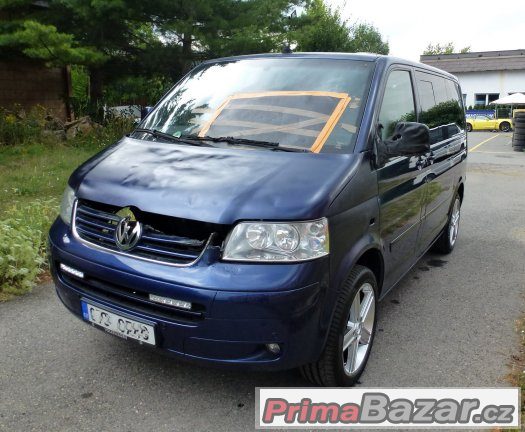 VW T5 Multivan 2,5Tdi r.05, karoserie s CZ doklady – fotografie 1