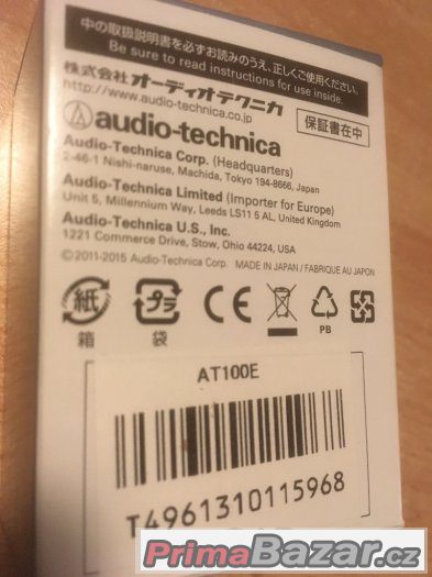 Gramofonova prenoska Audio Technica AT 100E – fotografie 2