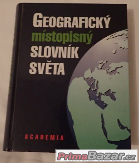 Prodám Geografický místopisný slovník světa – fotografie 1